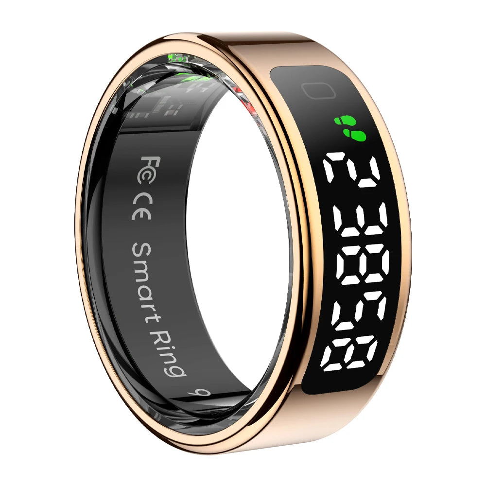 Health Tracking Smart Ring – Waterproof & Wireless Charge