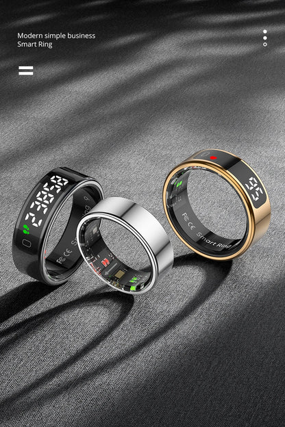 Health Tracking Smart Ring – Waterproof & Wireless Charge