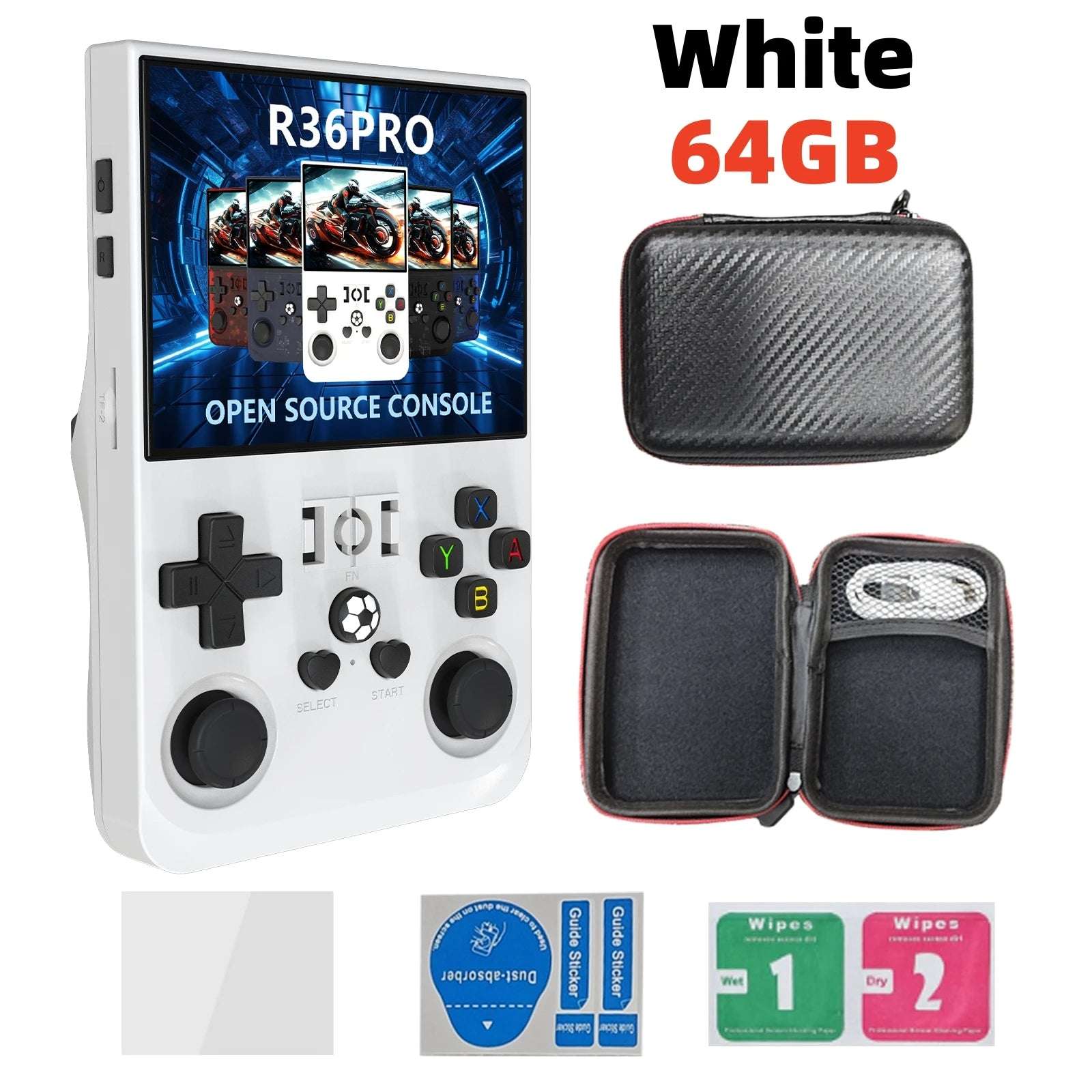 Ultimate Retro Handheld – R36 PRO with 64gb 128GB & 3.5" IPS Display