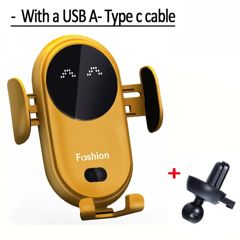 AutoGrip 30W Wireless Car Charger Mount – Fast Charging for iPhone & Samsung