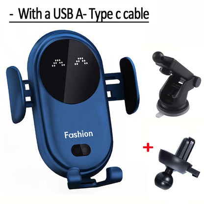 AutoGrip 30W Wireless Car Charger Mount – Fast Charging for iPhone & Samsung