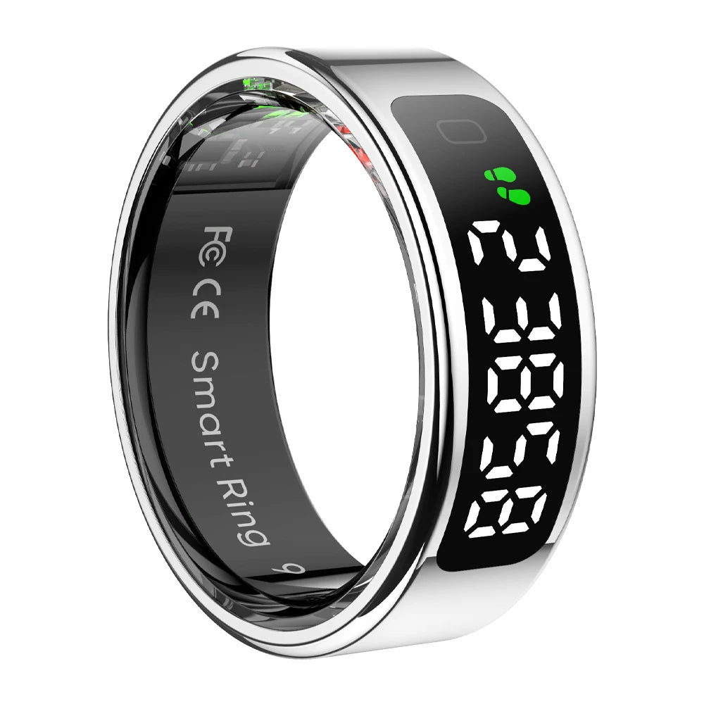 Health Tracking Smart Ring – Waterproof & Wireless Charge