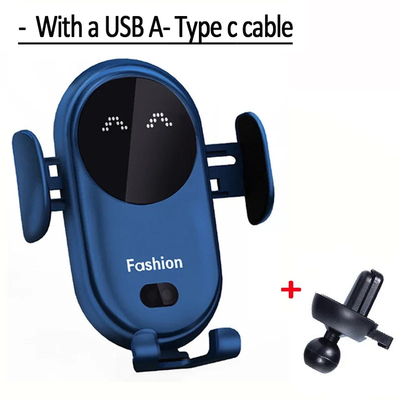 AutoGrip 30W Wireless Car Charger Mount – Fast Charging for iPhone & Samsung