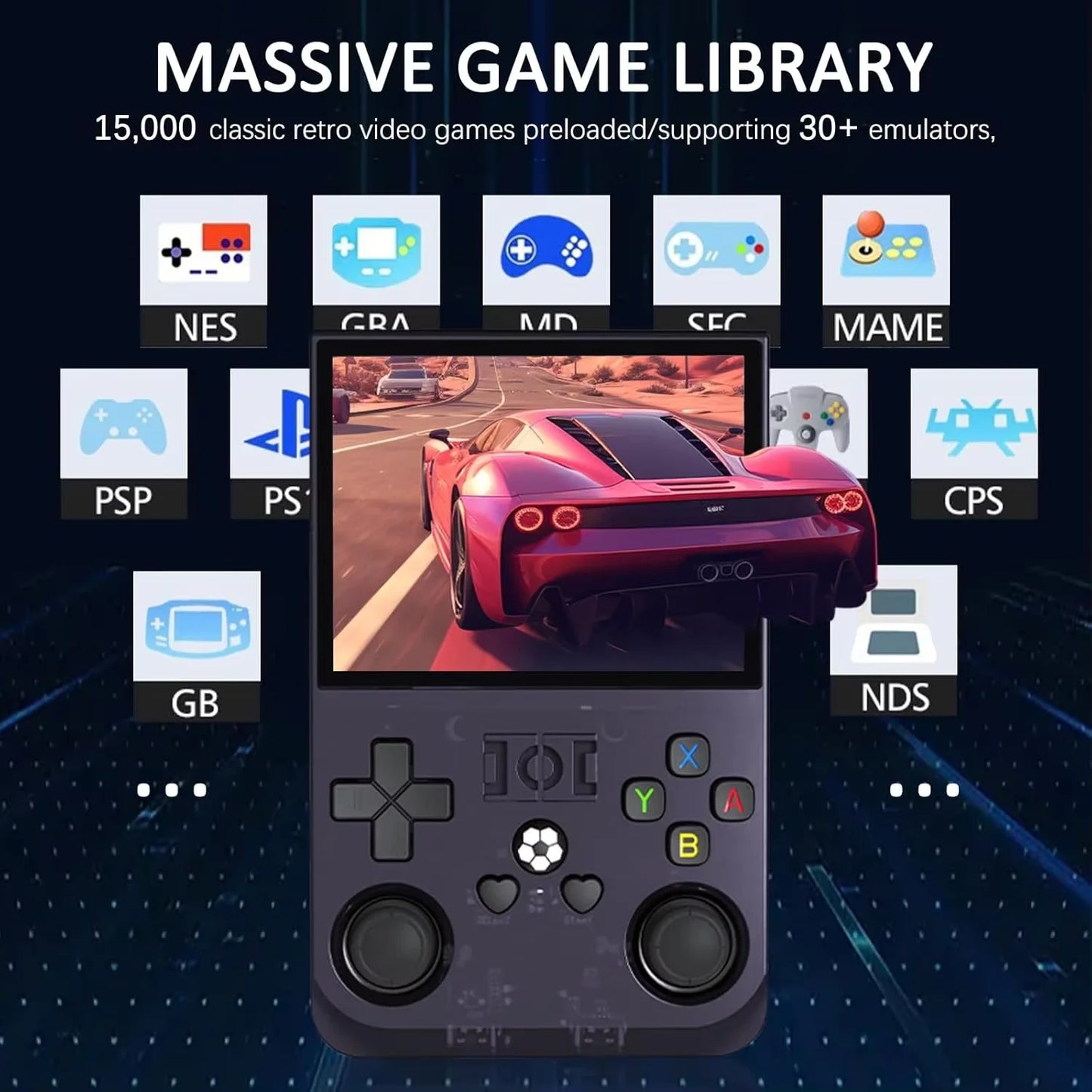 Ultimate Retro Handheld – R36 PRO with 64gb 128GB & 3.5" IPS Display