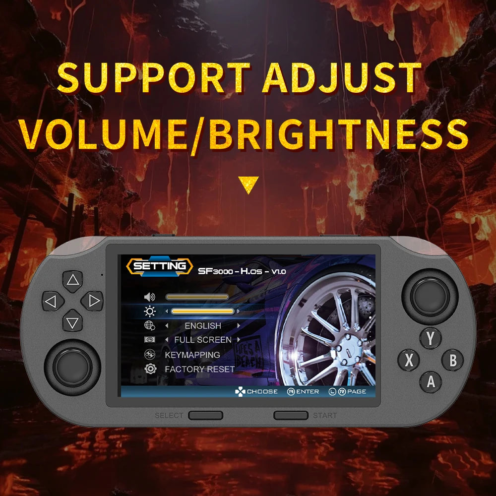Mini Retro Handheld Console – 20,000+ Games | SF3000