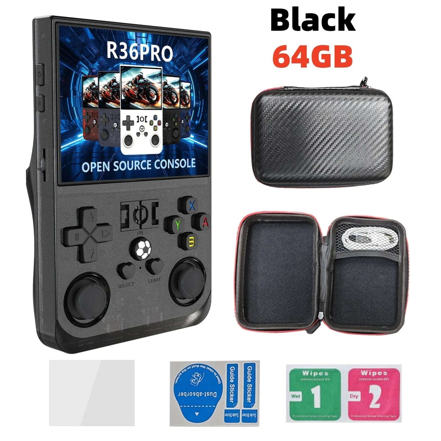 Ultimate Retro Handheld – R36 PRO with 64gb 128GB & 3.5" IPS Display