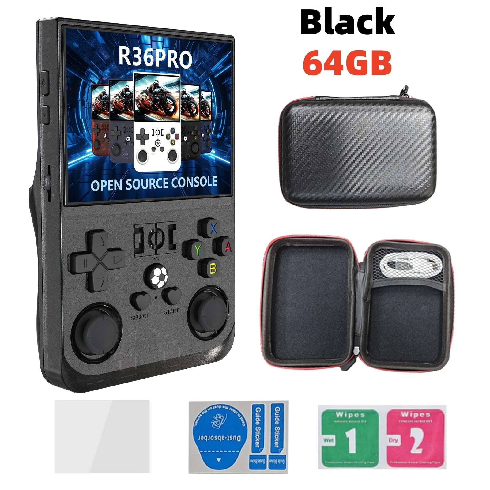 Ultimate Retro Handheld – R36 PRO with 64gb 128GB & 3.5" IPS Display