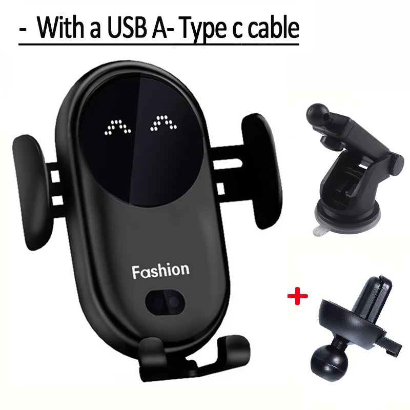 AutoGrip 30W Wireless Car Charger Mount – Fast Charging for iPhone & Samsung