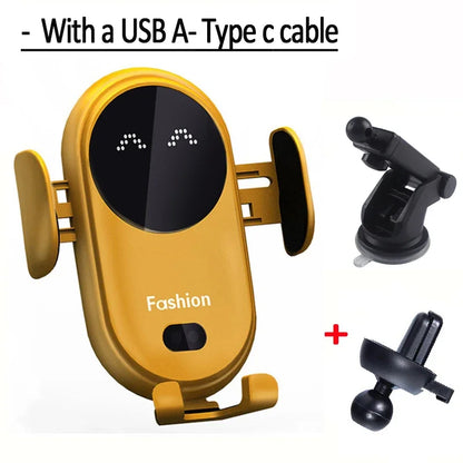 AutoGrip 30W Wireless Car Charger Mount – Fast Charging for iPhone & Samsung